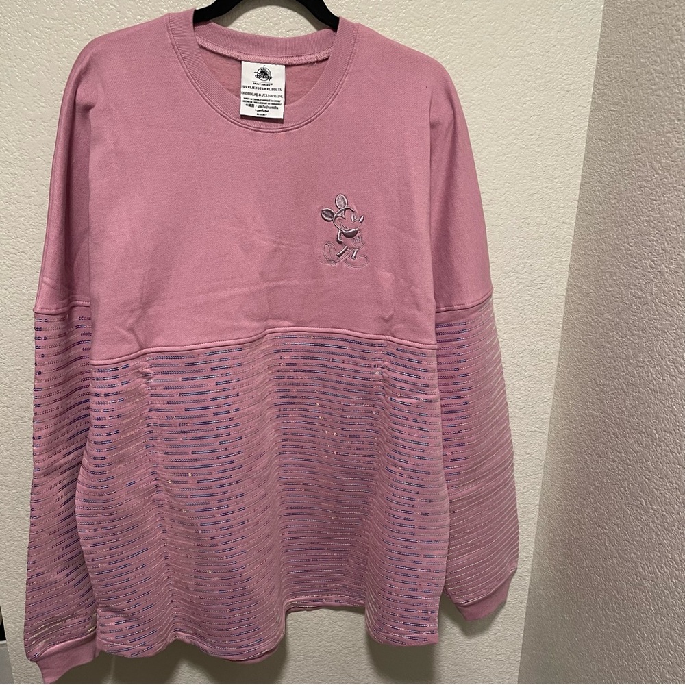 NWT Earidescent Disney Pink Sequins Spirit Jersey *limited edition* XL
